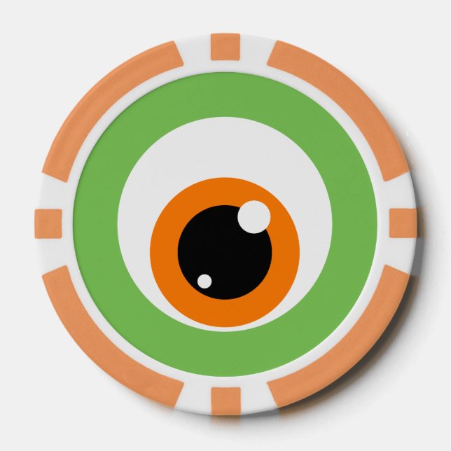 Monster Eye Poker Chips (Front)