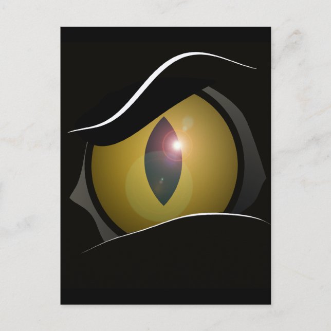 MONSTER EYE POSTCARD (Front)