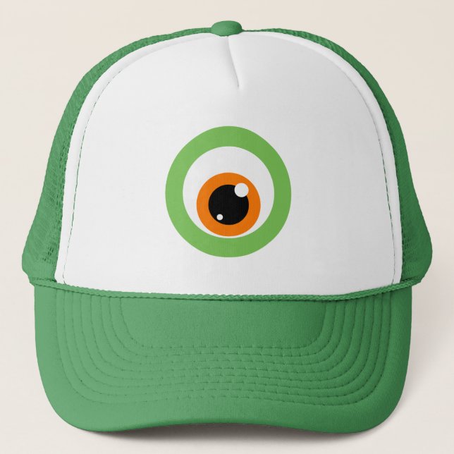 Monster Eye Trucker Hat (Front)