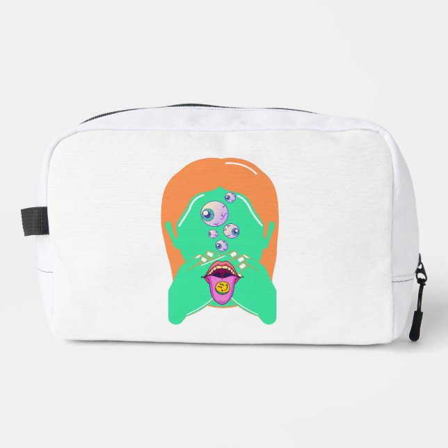 monster face dopp kit (Front)