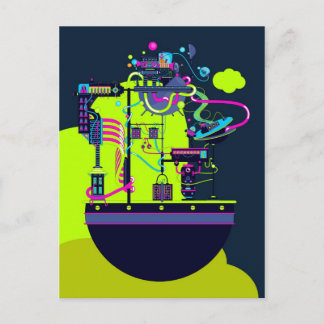 Monster Factory Postcard