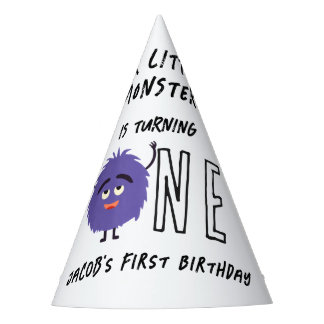 Monster First Birthday Party Hat