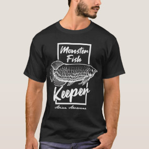 Monster Fish Keeper Asian Arowana Tropical Fish Kids T-Shirt for