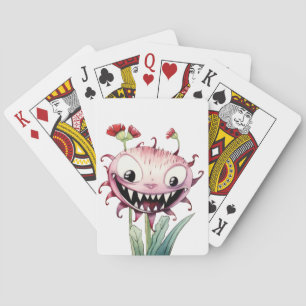 Monster Flower Poker Cards