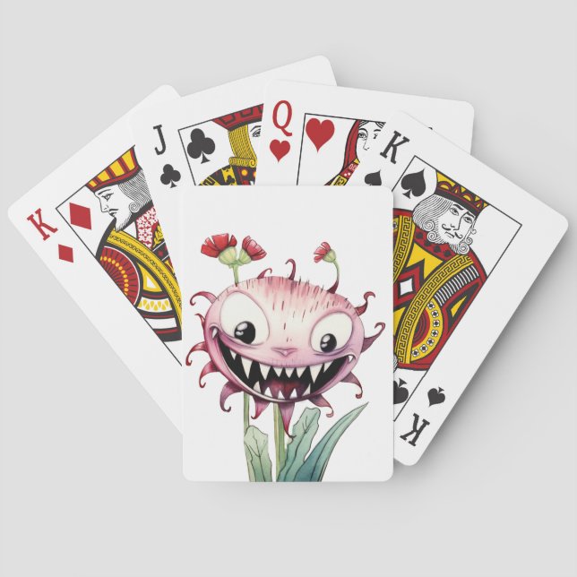 Monster Flower Poker Cards (Back)