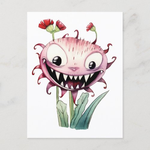 Monster Flower Postcard