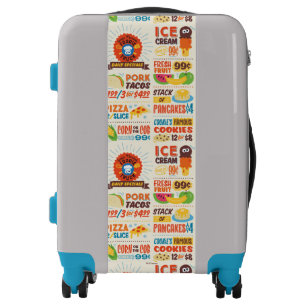 Monster Foodies Pattern Luggage
