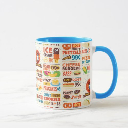 Monster Foodies Pattern Mug