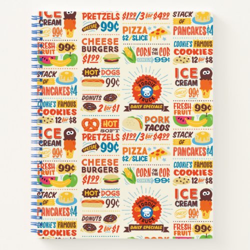 Monster Foodies Pattern Notebook