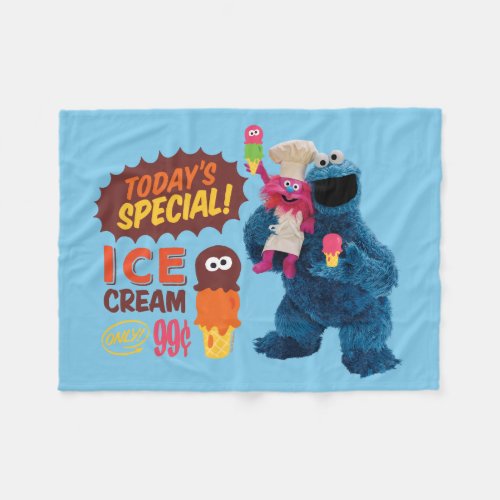 Monster Foodies  Todays Special Fleece Blanket