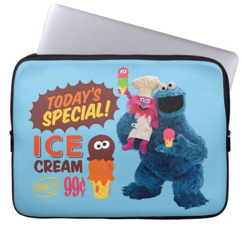 Monster Foodies  Todays Special Laptop Sleeve