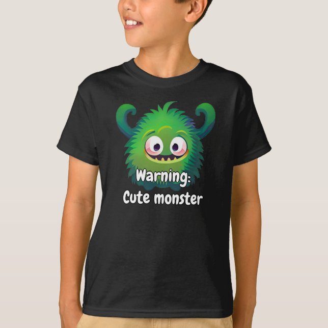 Monster Fun Cool Unique Best Stylish Kid T-Shirt (Front)