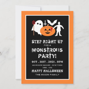 Monster Gang, Halloween Party Invitation