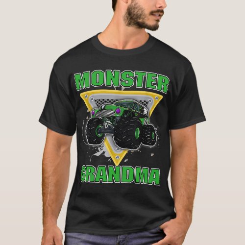 Monster GrandMa Monster Truck Are My Jam Grandmoth T_Shirt