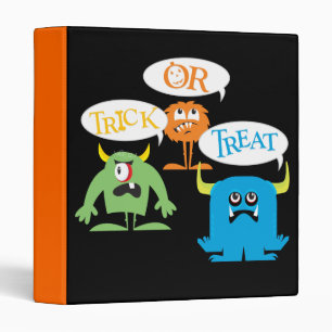 Monster Halloween Binder