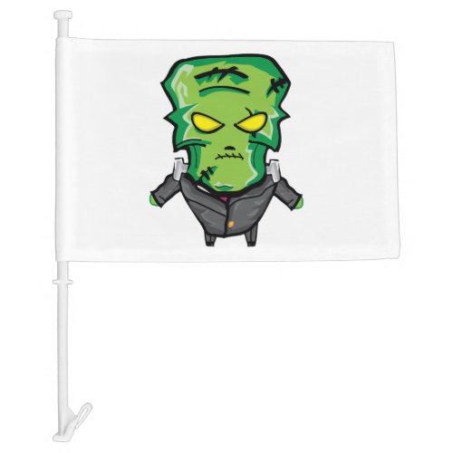 monster halloween   car flag