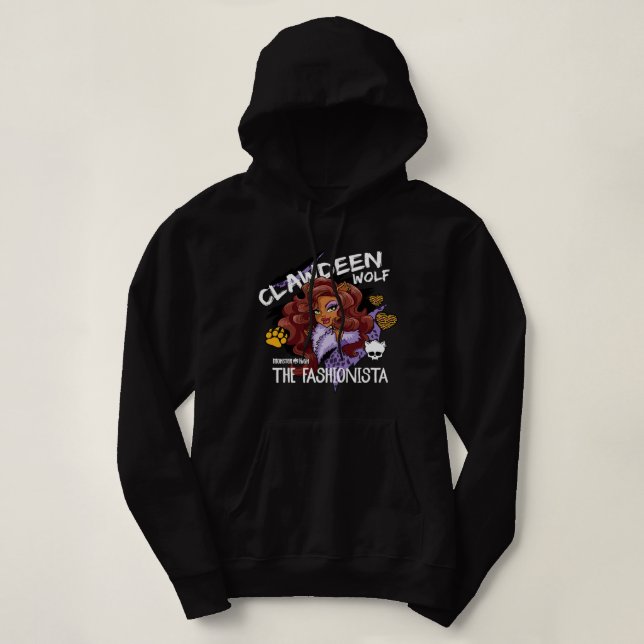 Monster High Clawdeen Wolf The Fashionista Hoodie (Design Front)