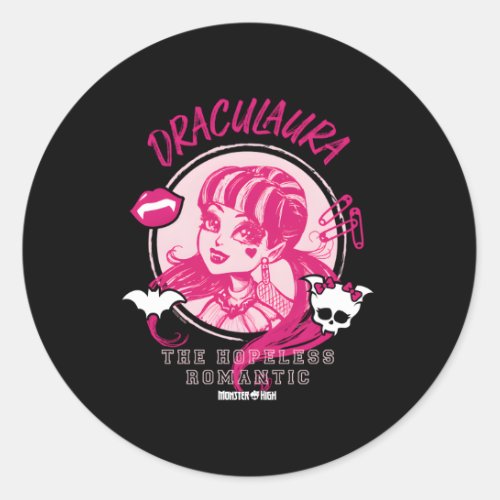 Monster High Draculaura Classic Round Sticker