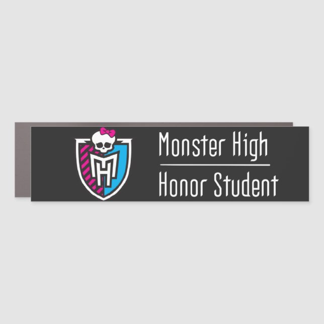 Monster High Honor Student Bumper Sticker Car Magn Magnet (Front)