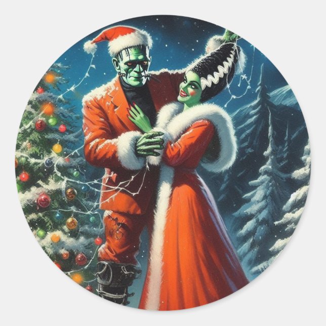 Monster Holiday stickers (Front)