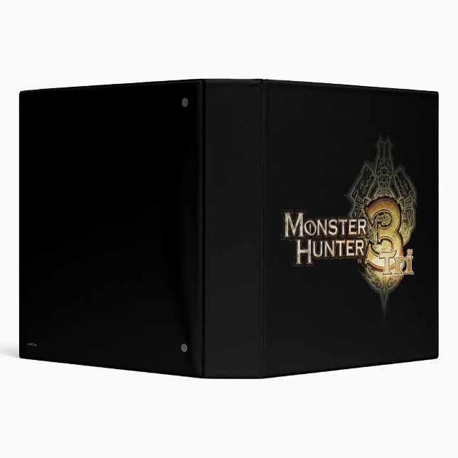 Monster Hunter Tri logo 3 Ring Binder (Background)