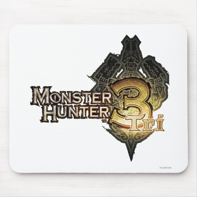 Monster Hunter Tri logo Mouse Pad (Front)