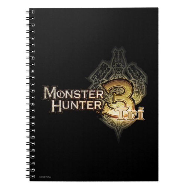 Monster Hunter Tri logo Notebook (Front)