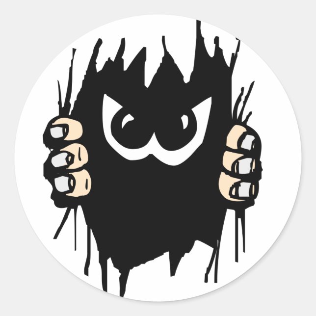 Monster in my sticker (Front)