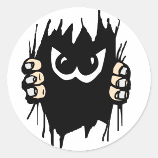 Monster in my sticker