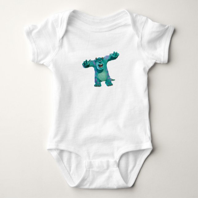 Monster Inc. Sulley scary Disney Baby Bodysuit (Front)
