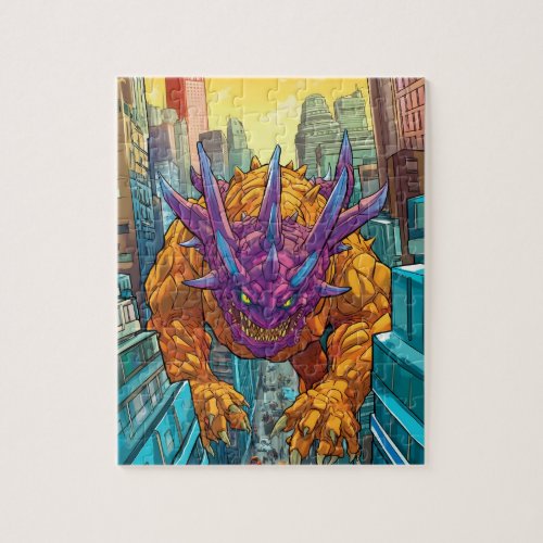 Monster Invasion Jigsaw Puzzle