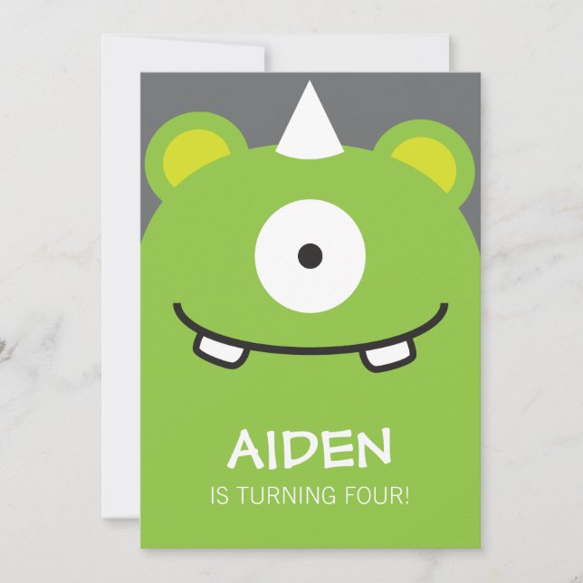Monster Invitation (Front)