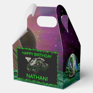 Monster Jam - Alien Invasion Birthday Favor Boxes