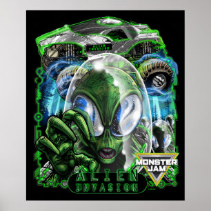 Monster Jam Alien Invasion Poster