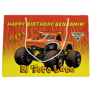 Monster Jam - El Toro Loco Birthday Large Gift Bag