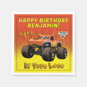 Monster Jam - El Toro Loco Birthday Napkins