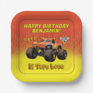 Monster Jam - El Toro Loco Birthday Paper Plates