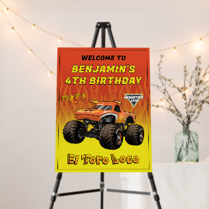 Monster Jam - El Toro Loco Birthday Welcome Foam Board
