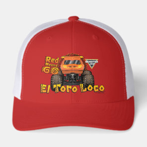 Monster Jam El Toro Loco Red Means Go Hat