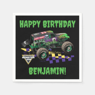 Monster Jam Grave Digger Birthday Napkins