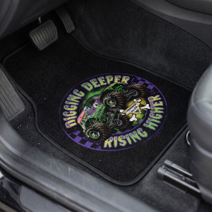 Monster Jam Grave Digger Car Floor Mat