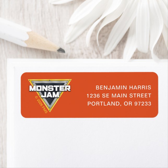 Monster Jam Logo Label (Insitu)