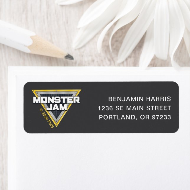 Monster Jam Logo Label (Insitu)