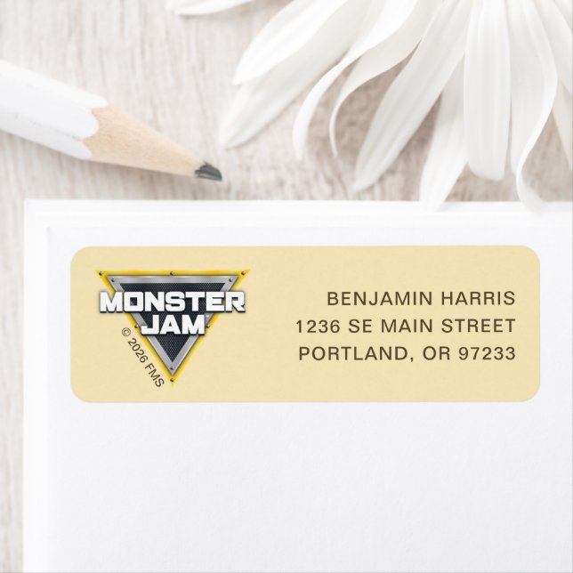 Monster Jam Logo Label (Insitu)