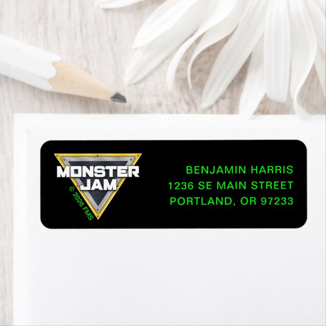 Monster Jam Logo Label (Insitu)