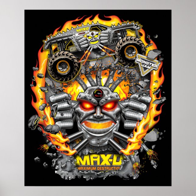 Monster Jam Max-D Poster (Front)