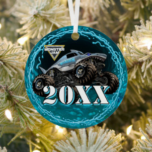Monster Jam Megalodon Metal Ornament
