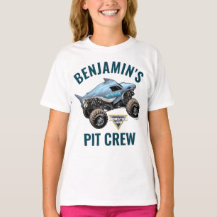 Monster Jam Megalodon Pit Crew Birthday T-Shirt