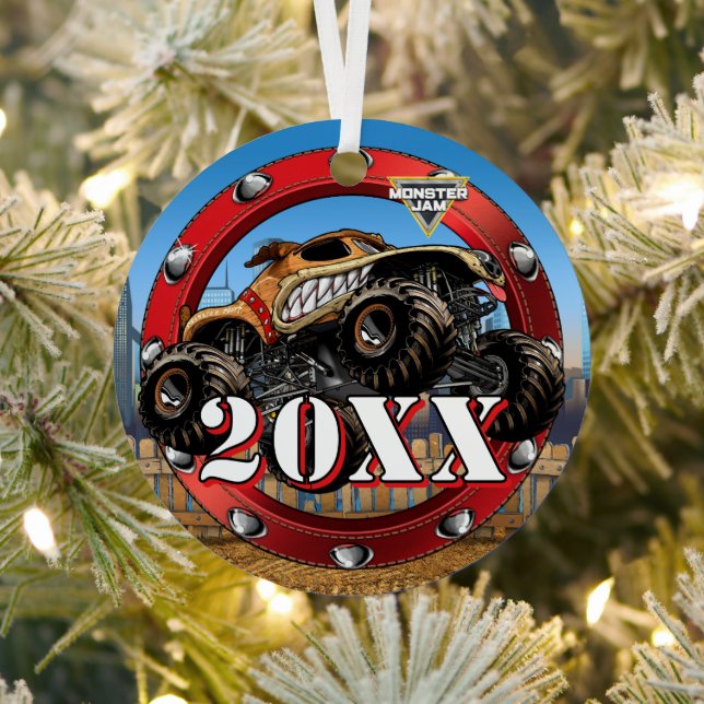 Monster Jam Monster Mutt Metal Ornament (Insitu)
