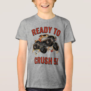 Monster Jam - Monster Mutt Ready to Crush Birthday Tri-Blend Shirt
